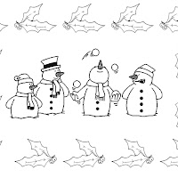 COLOREAR DIBUJOS DEL INVIERNO